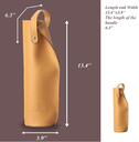 GIFORYA BOLSA DE CUERO PARA VINO REUSABLE COLOR
