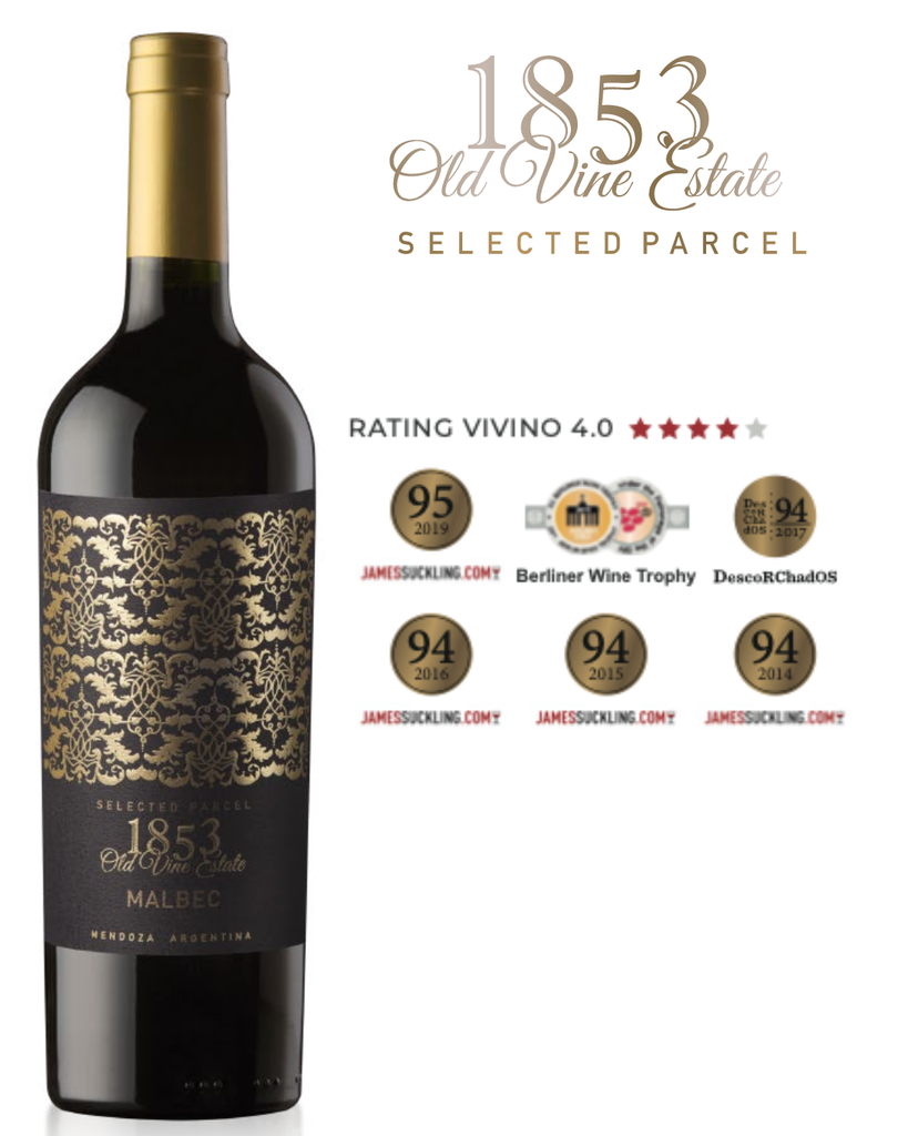 1853 OLD VINE STATE SELECTED PARCEL VINO TINTO MALBEC 750ML [1SPM750]