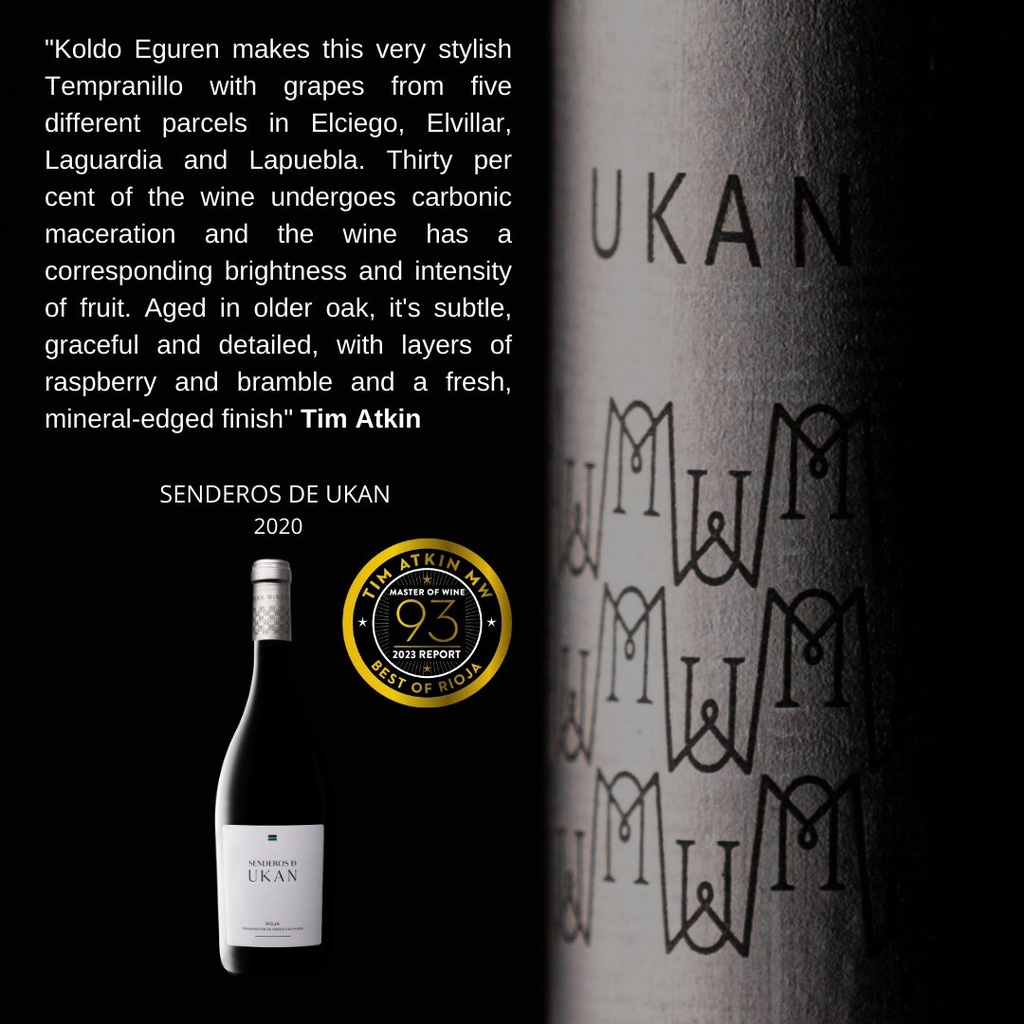 UKAN VINO TINTO SENDEROS DE UKAN TEMPRANILLO 750ML [UKST750]