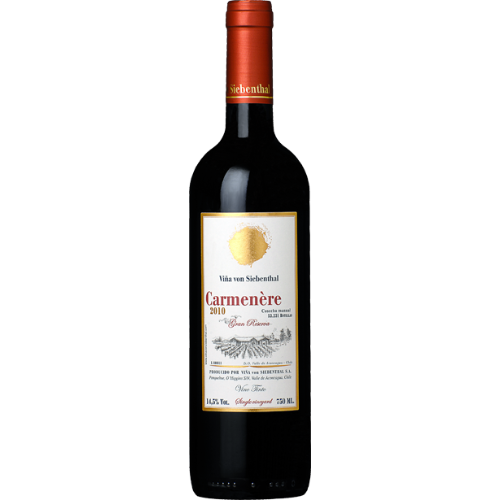 VIÑA VON SIEBENTHAL VINO TINTO CARMENERE GRAN RESERVA 750ML [VSC750]